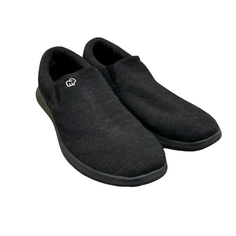 Merinos Men's Slip Ons Size 11 Carbon Grey Breathable Merino Wool Lightweight